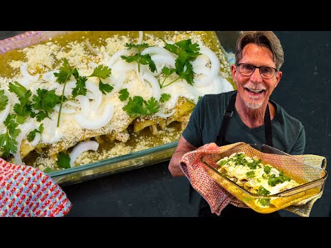 Let's make Tomatillo Enchiladas