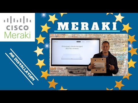 Meraki MR Access Point Installation Setup - Warehouse /WMS