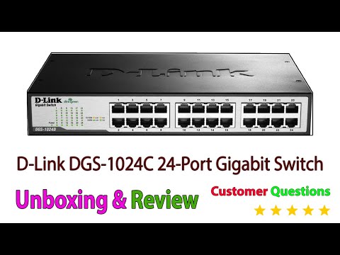 D-link 1000 24 port gigabit unmanaged switch dgs-1024c