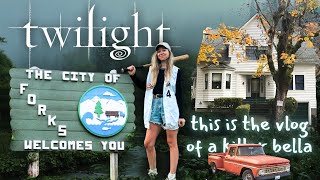 VISITING TWILIGHT MOVIE LOCATIONS 🌲✨⚾️ Forks Washington vlog