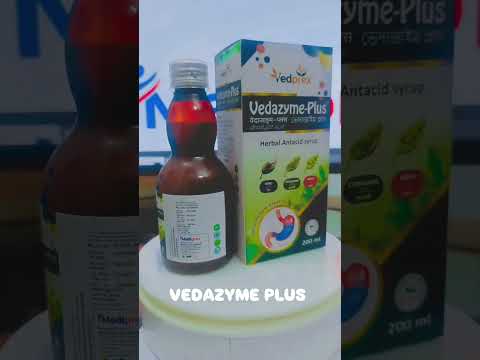 Vedazyme plus herbal antacid syrup, 200 ml