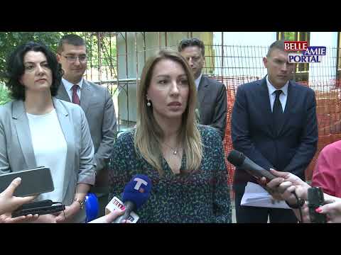 Dubravka Đedović obišla radove u niškoj Osnovnoj školi ''Kralj Petar Prvi''