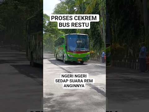 Proses cekrem bus rstu❗suara rem anginnya ngeri ngeri sedap #shorts
