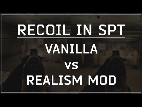 SPT 3.8.3 | Is Tarkov Recoil Realistic? Vanilla VS Realism Mod Recoil Comparison