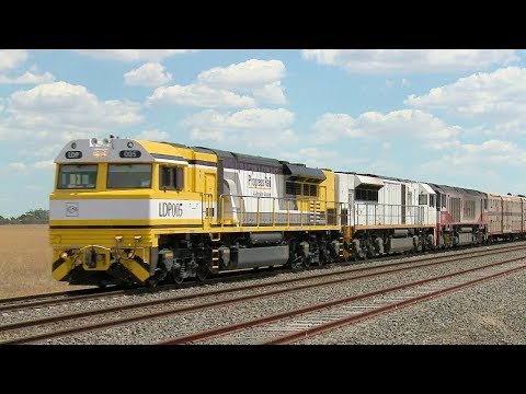 Progress Rail LDP005 Leads SCT Freight Train (28/1/2018) - PoathTV Australian Railways