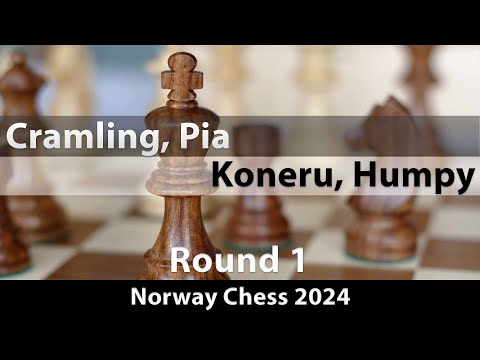 Cramling, Pia -- Koneru, Humpy, Norway Chess 2024, Round 1, ½-½