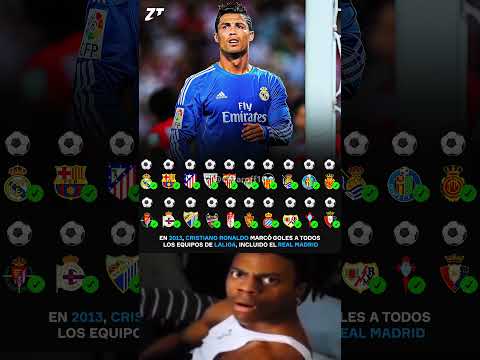 In 2013, Cristiano Ronaldo scored against all LaLiga teams, including Real Madrid.