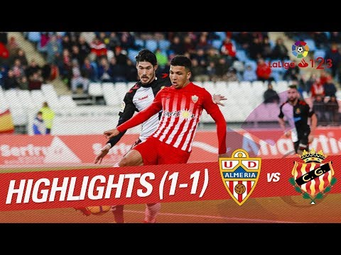 Almería 1-1 Nàstic (Liga Adelante 2017/2018) (Hi...