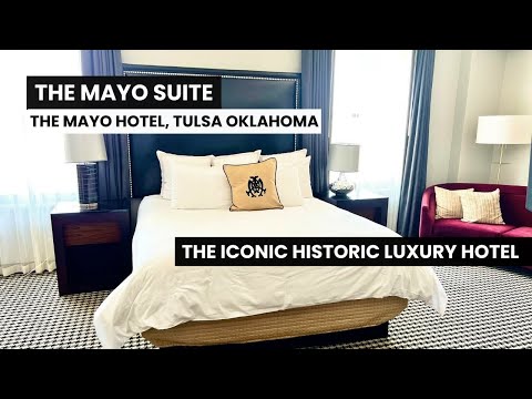 THE MAYO SUITE at THE MAYO HOTEL TULSA | Room Tour Best Historic Luxury Hotel Oklahoma | Tulsa King