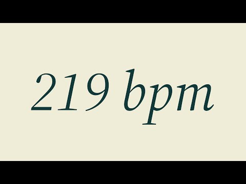 Metronome - 219 bpm