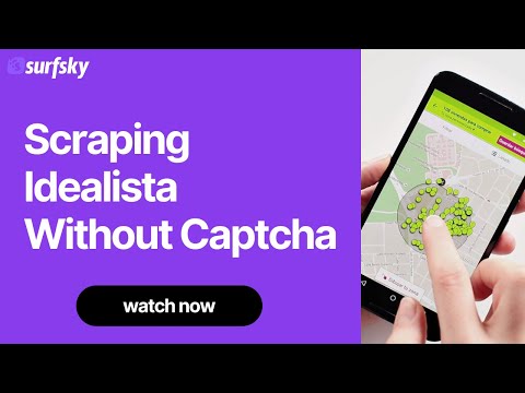 Video demo of hitting Idealista's CAPTCHA wall while scraping