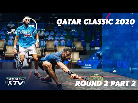Squash: Qatar Classic 2020 - Rd 2 Roundup [Pt.2]