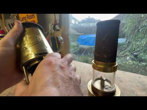 Wolf No.7 All Brass Miners Lamp