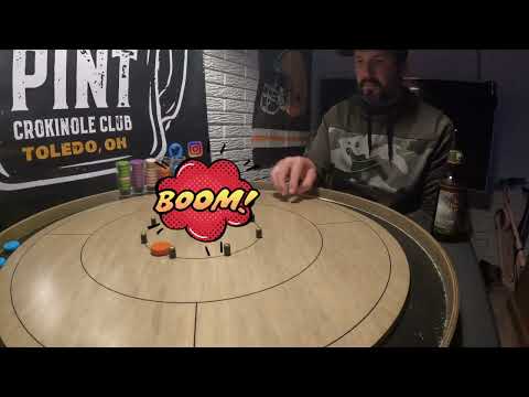 Just some Crokinole practice.
