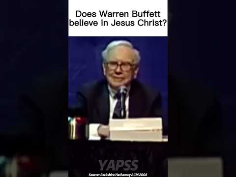 Does Warren Buffett believe in Jesus Christ? | BRK 2008 【C:W.B Bonus】 #shorts