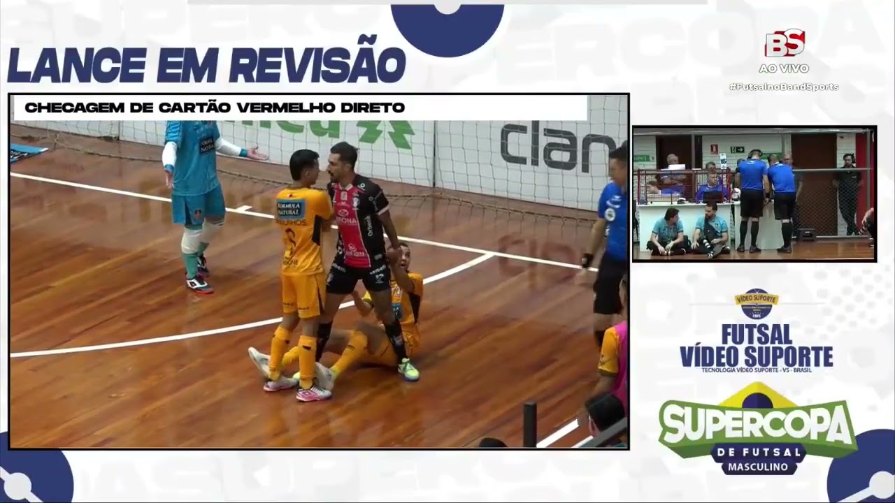 O TEMPO FECHOU! CONFUS�O NA SEMIFINAL ENTRE JEC E MAGNUS! | SUPERCOPA BRASIL DE FUTSAL