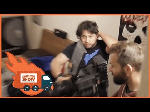 Kevin Breaks A Mirror And Ruins Everything - Kinda Funny Morning Show 01.25.2017