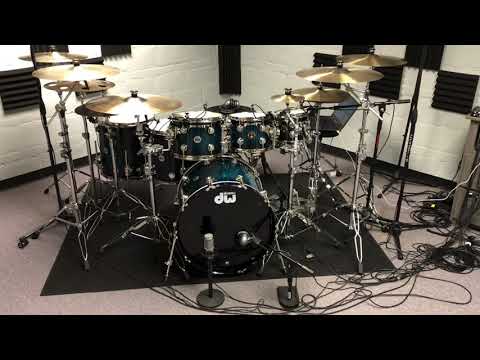 My Custom DW Exotic Private Reserve Quilted Moabi Drum Set
