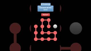 ConnectTheDots #MindGames #PuzzleSolverIQ Challenge: क्या आप इन सभी Dots को जोड़ सकते हैं? 🧠🤔