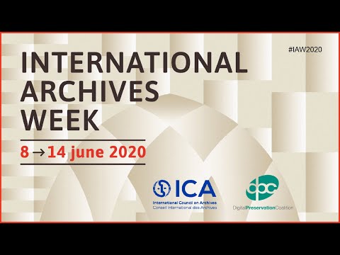 ICA #IAW2020 webinar « What I wish I knew about Digital Preservation… »