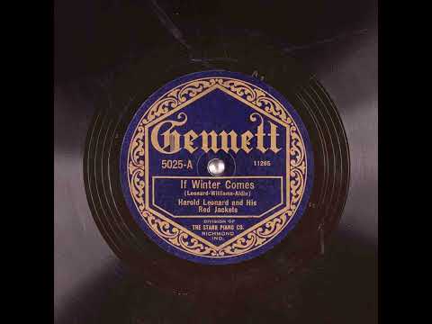 If Winter Comes - Harold Leonard and His Red Jackets