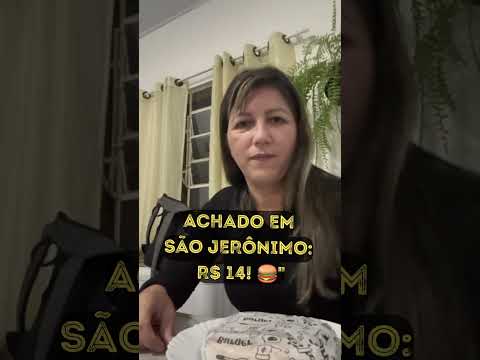 Dica de onde comer em São Jerônimo: Xis do Muralha aprovadíssimo!👌 Me surpreendi com o sabor! 😋🍔