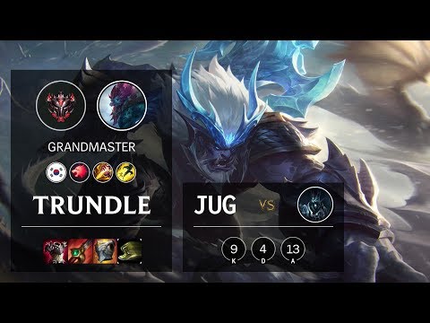 Trundle Jungle vs Karthus - KR Grandmaster Patch 10.4