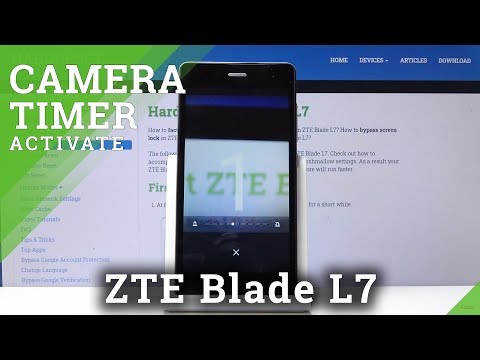How to Activate Camera Timer in ZTE Blade L7 – Camera Settings
