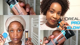 Testing the L'oreal Infallible Pro Glow Foundation|Affordable Drugstore Foundation First impressions