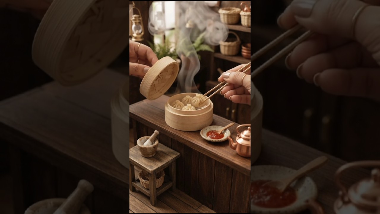 Miniature Momos 🥟😋 | Tiny Cooking #Shorts