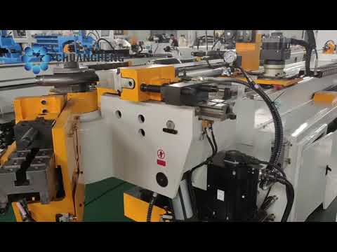 Máquina dobradeira de tubo hidráulico CNC CH-75CNC-3A-1S, 3 eixos, 1 camada de molde, dobra de tubo servo