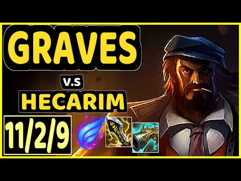 GRAVES vs HECARIM - 11/2/9 KDA JUNGLE CHALLENGER GAMEPLAY - EUW