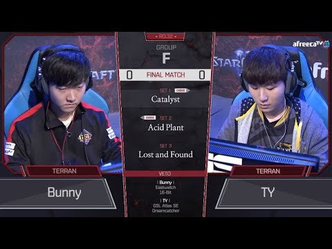 [2018 GSL Season 3] Code S Ro.32 Group F Match5 TY vs Bunny