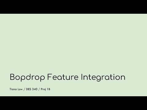 Bopdrop app integration