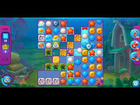Fishdom. 5691 super hard level no boosters and diamonds
