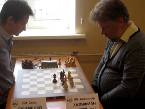 rapid chess GM Efimenko   GM Khalifman