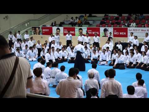 Shihan Katsuyuki Shimamoto 8th Dan, O-Sensei Student, SG 50 Singapore 50th Aikido Shinjukai