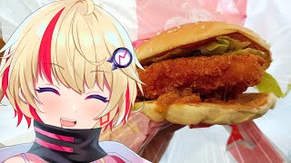 【ユニちゃん】ご主人！ハンバーガー食べに行くぞ！！　油淋鶏マヨバーガー編【第七回フィーちゃん投稿祭】【VOICEROIDグルメ】