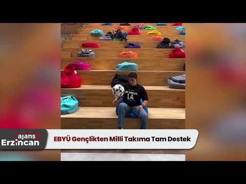 EBYÜ Gençlikten Milli Takıma Tam Destek