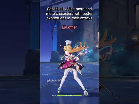 Genshin / Escoffier Attack Animations