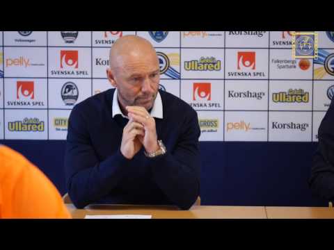 Presskonferens, Falkenbergs FF - Djurgårdens IF, Allsvenskan 2016