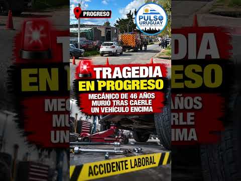 🚨 Tragedia en Progreso: mecánico de 46 años murió tras caerle un vehículo encima
