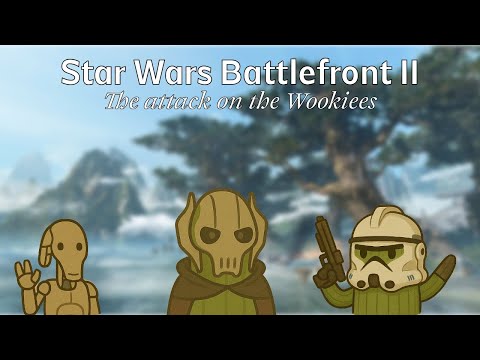 Star Wars battlefront: What about the droid attack on the Wookiees?