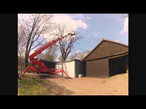 Astrein-Baumpflege - Kronensicherungsschnitt Eiche im Zeitraffer, DRK - Krankenhaus Middelburg