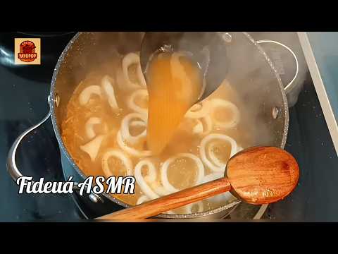 "Fideos con rape y calamares: El sabor del mar en 20 minutos" | ASMR Cooking