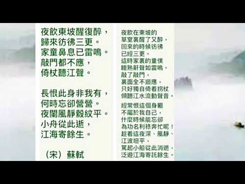 臨江仙夜飲東坡醒復醉