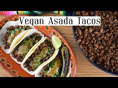VEGAN ASADA TACOS | Homemade Salsa | Street Tacos |...