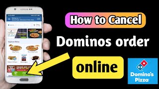 how to cancel dominos order online