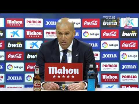 Zidane's post-Villarreal press conference