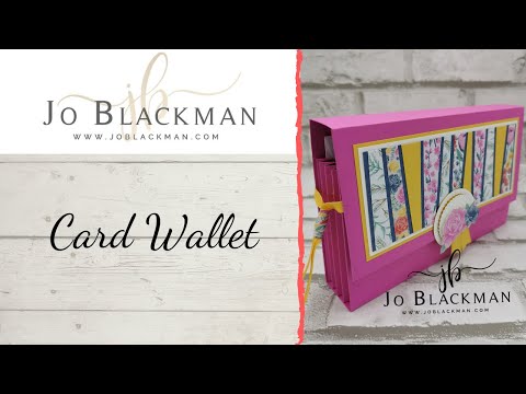 Card Wallet by Jo Blackman Papercraft